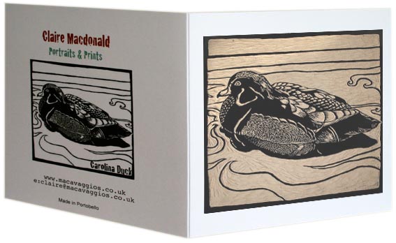 woodcut card photo